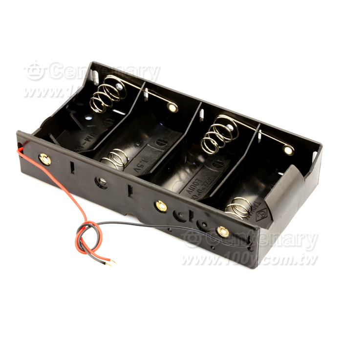 1號4只電池盒方型 - 5937 產品圖片
