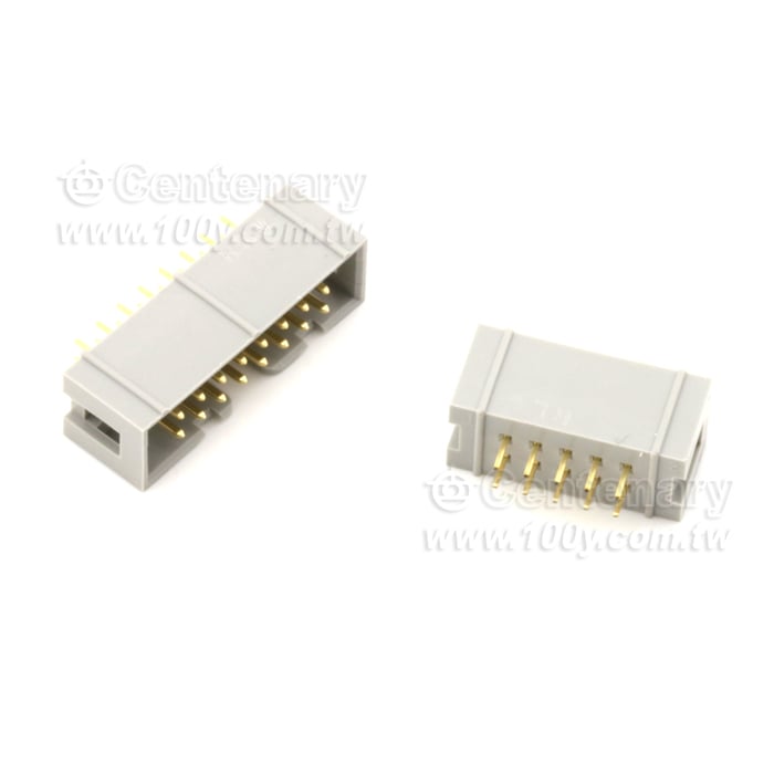 2.54mm 180° Center Low Prolfile Header For IDC Socket - 58673 Product Image