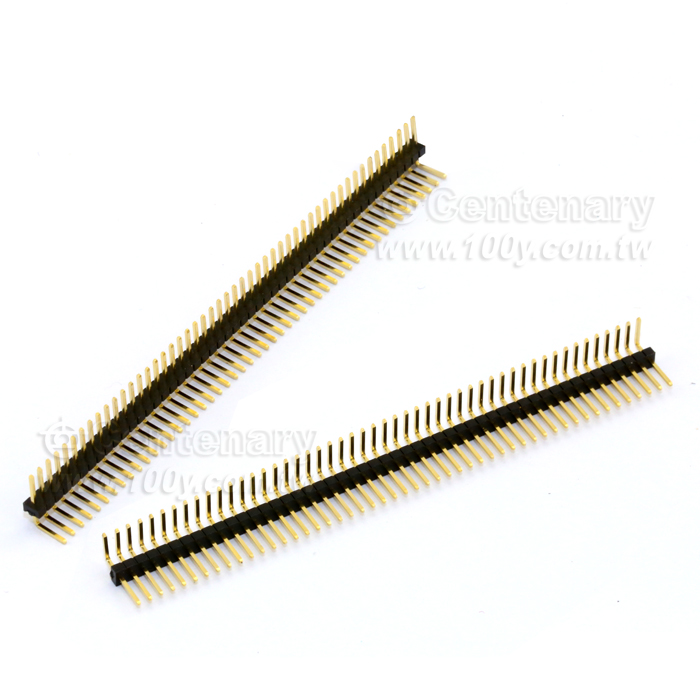 P:2.54mm 90° 單排排針1*40【ROHS】 - 4737 Product Image