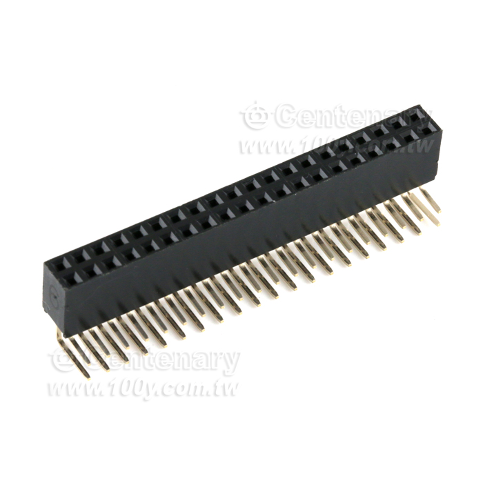 2.54mm Female Header Receptacles- Double Row - 23431 Product Image