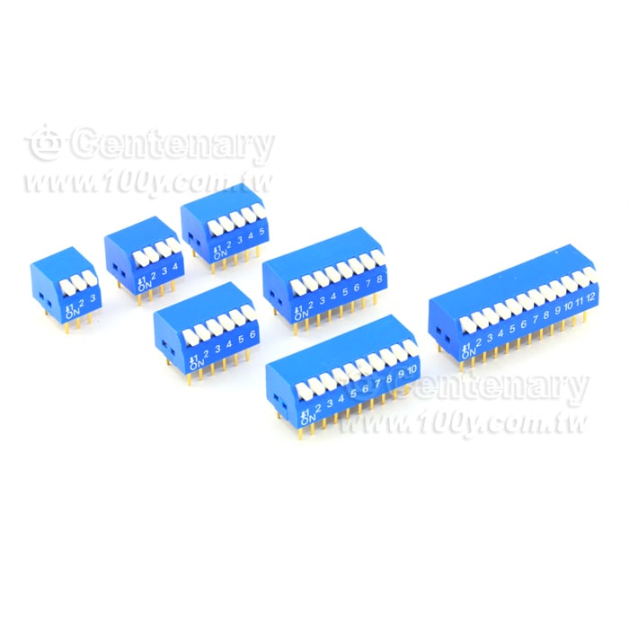 12P 側撥式指撥開關(凸面) - 51559 產品圖片