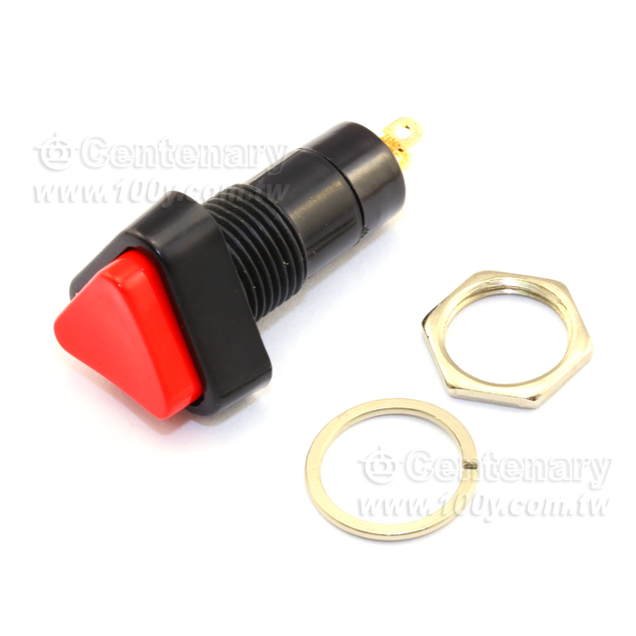 紅色按鍵有段OFF-ON (ROHS) 3A/250V - 3394 產品圖片