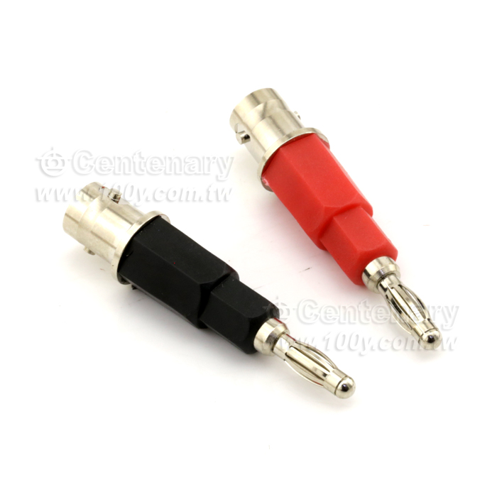 BNC Standard To Banana Plug-Black - 4243 Product Image