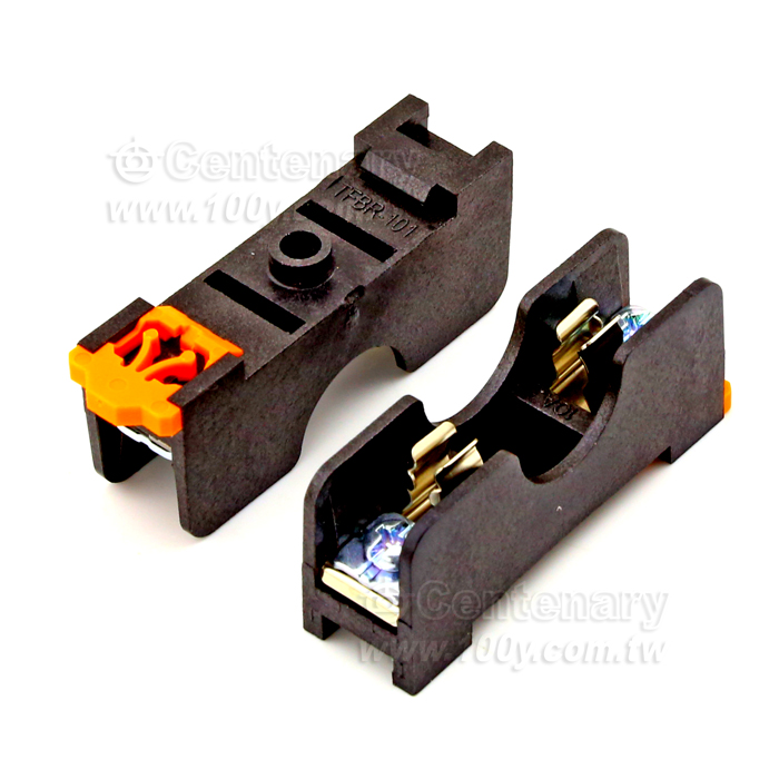 軌道保險絲座10A/ 250V1P【ROHS】 - 14224 產品圖片
