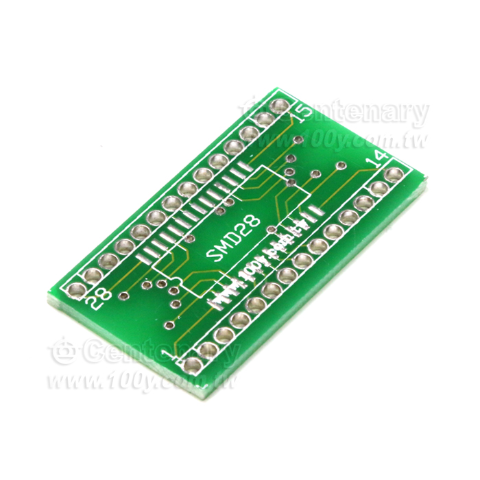 SOIC to DIP PCB Adaptor 1.27mm  28B - 3992 Product Image