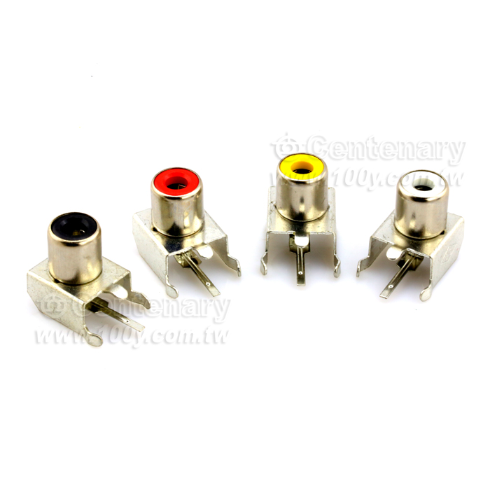 PCB Mounting  90° RCA Sockets - 64517 Product Image