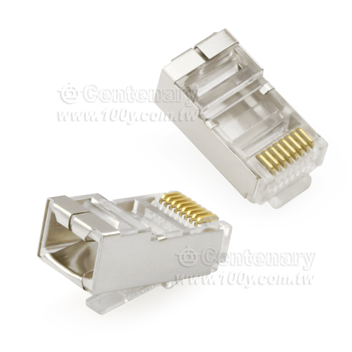 RJ45  STP PLUG 鐵殼 Cat.5e - 14353 產品圖片