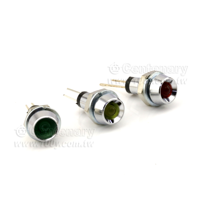 黃色 M6 LED指示燈Φ3mm 2V - 8159 產品圖片