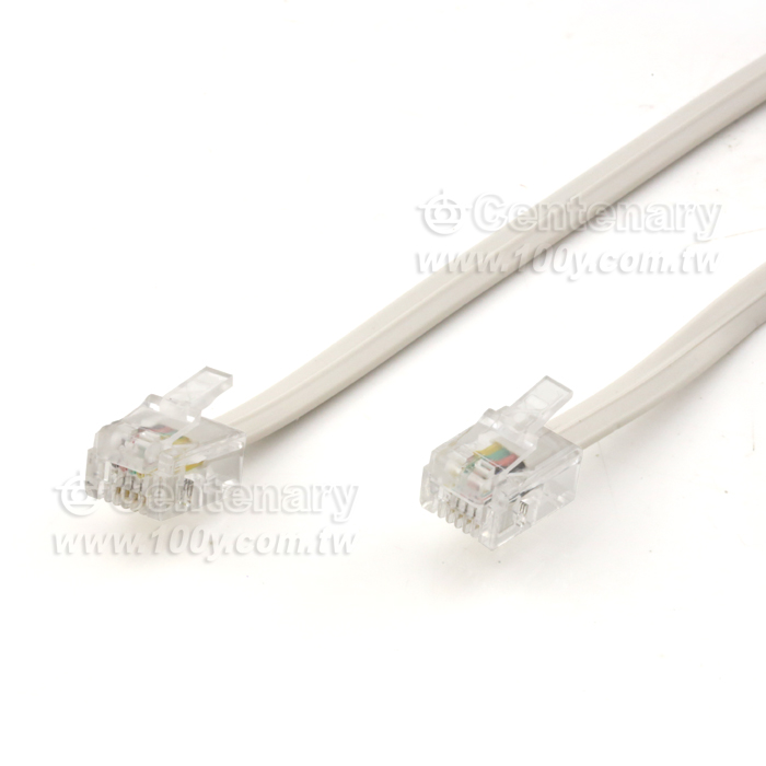 4C Telephon Cord Set 7Ft. P-P - 5896 Product Image
