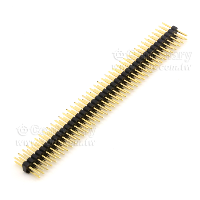 2*40P 2.54mm排針 全長:14.2mm【ROHS】 - 94197 產品圖片