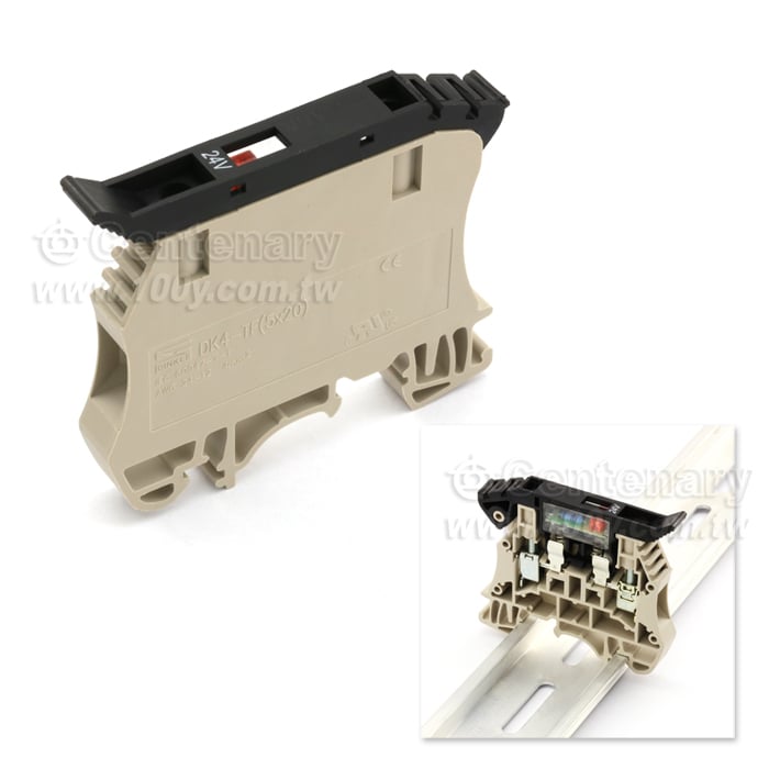 S+DK Series-DIN Rail Mount Terminal - 24042 Product Image