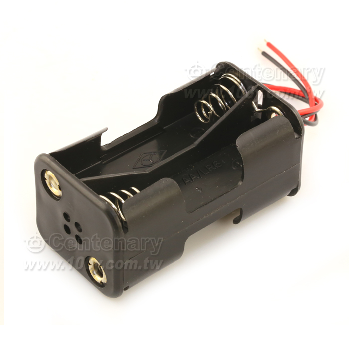 3號4只 背靠背電池盒方型(ROHS)(串聯) - 7803 產品圖片