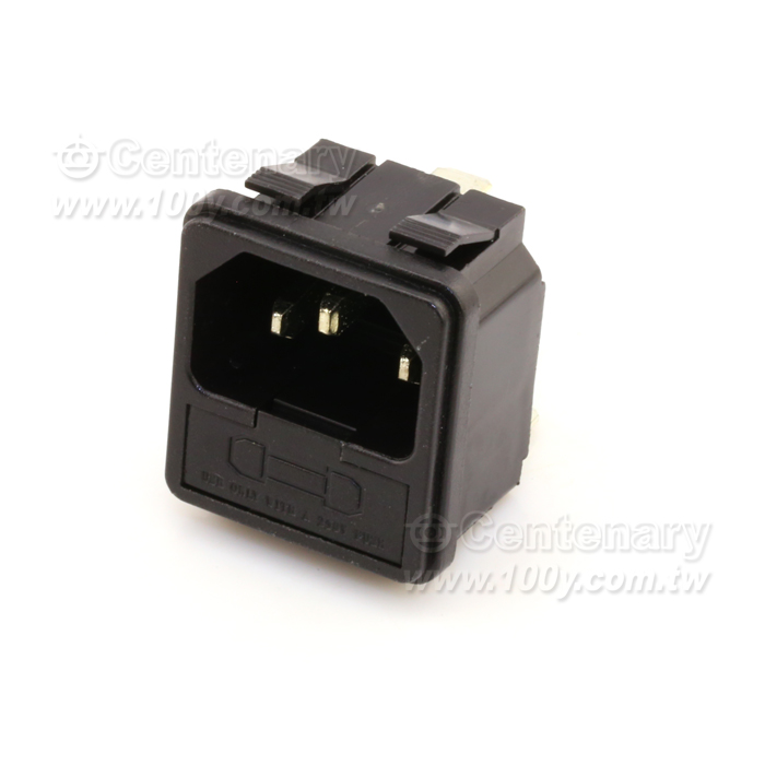 C14 3P AC Power Plugs With Fuse - 8390 Product Image
