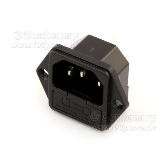 C14 3P AC Power Plugs With Fuse - 8389 Product Image