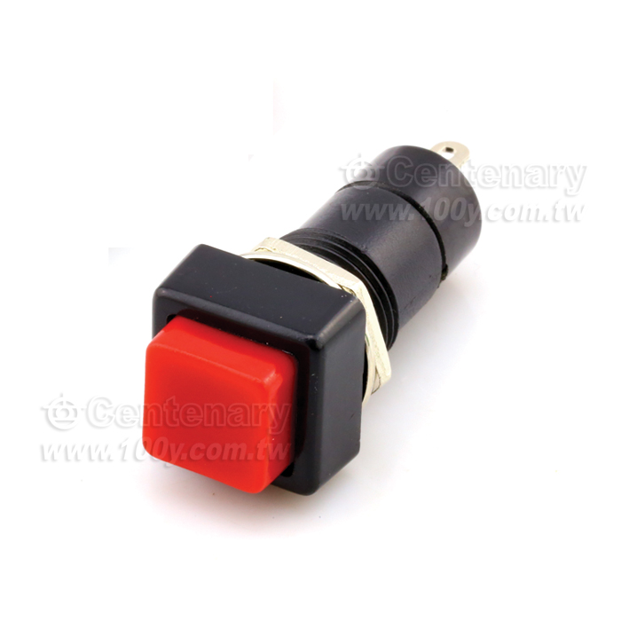 紅色方型開關 OFF-(ON)(YR18-23B-3) 3A/250Vac - 8395 產品圖片