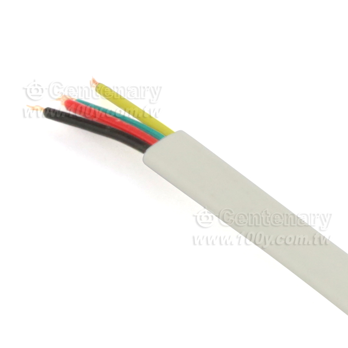 白色扁平電話線 4C 28 AWG - 2965 產品圖片