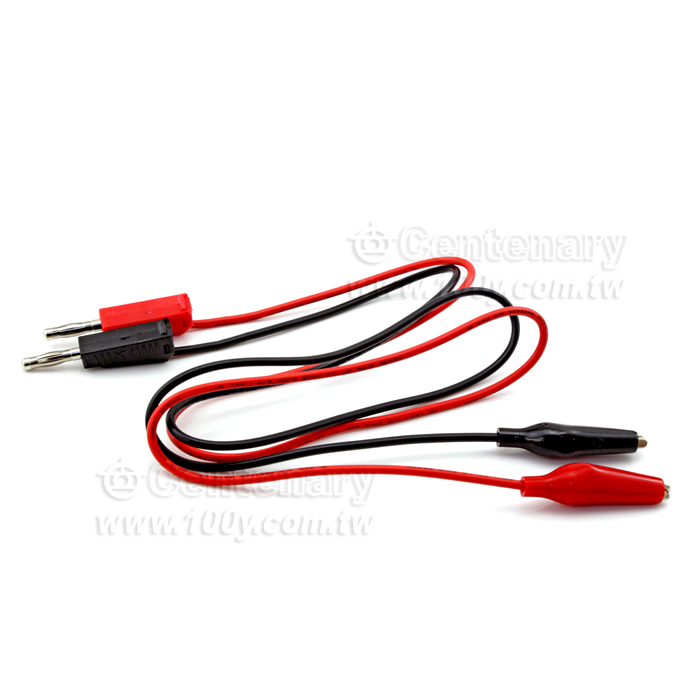 4mm Banana To Crocodile Clips Test Leads - 49559 Product Image