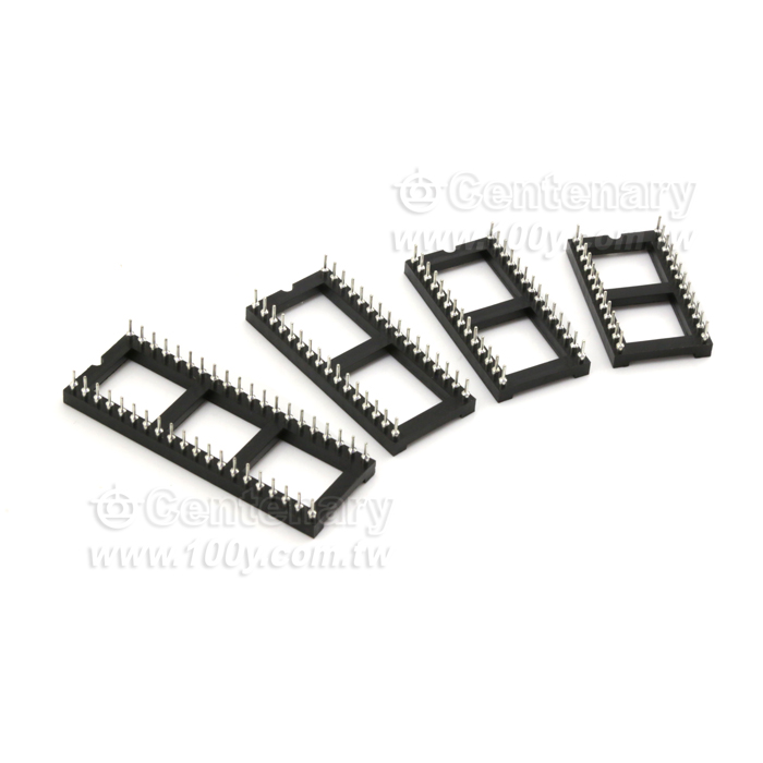 24P Machine Tooled Low Profile Gold Plated IC Sockets - 3314 Product Image