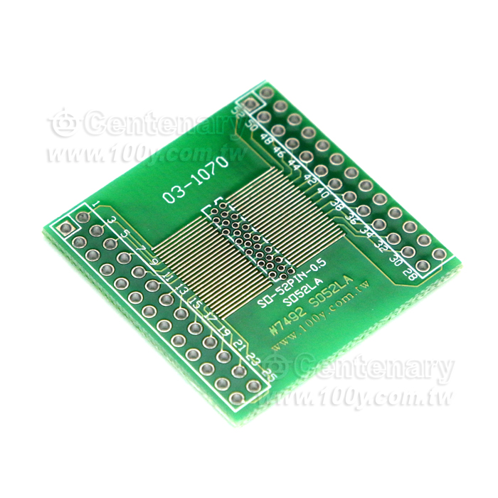 SO 52Pin 0.5mm轉接板 - 7492 產品圖片