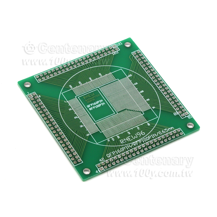 QFP(0.65mm Pitch) to DIP PCB Adaptor - 8053 Product Image