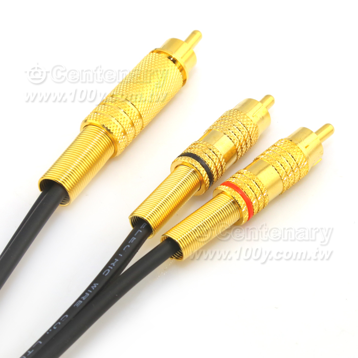 1-2 RCA Gold-Plated Cable - 8793 Product Image