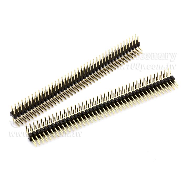 2.54mm Double Row Straight  Pin Headers - 7779 Product Image
