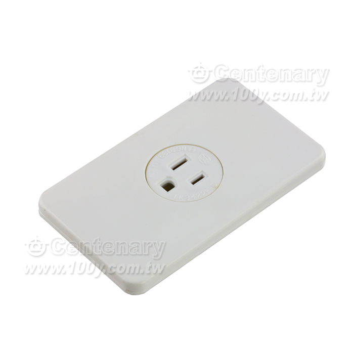 3P Standard Socket Outlet With Cover - 7712 Product Image