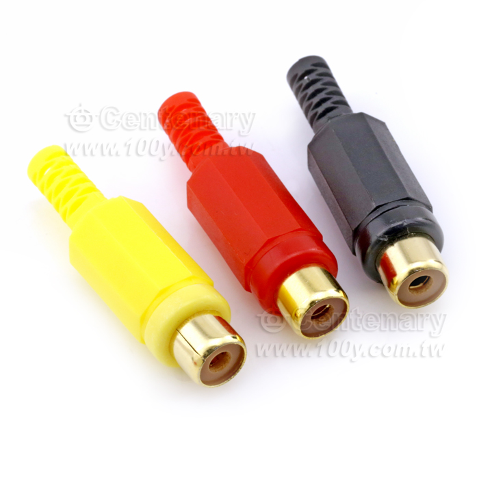 RCA Gold-Plated Adaptor With Cable Clamp - 10107 Product Image