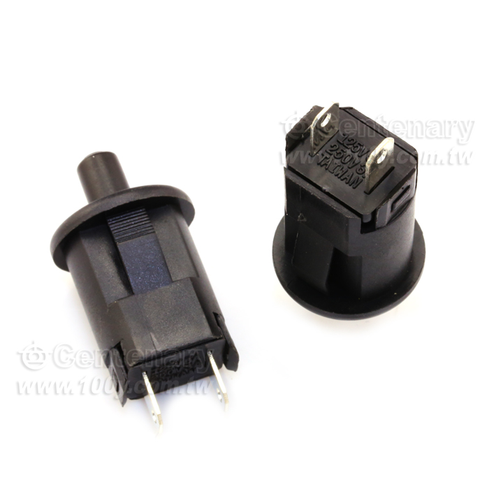 黑色復歸式開關 ON-(OFF) - 90043 產品圖片