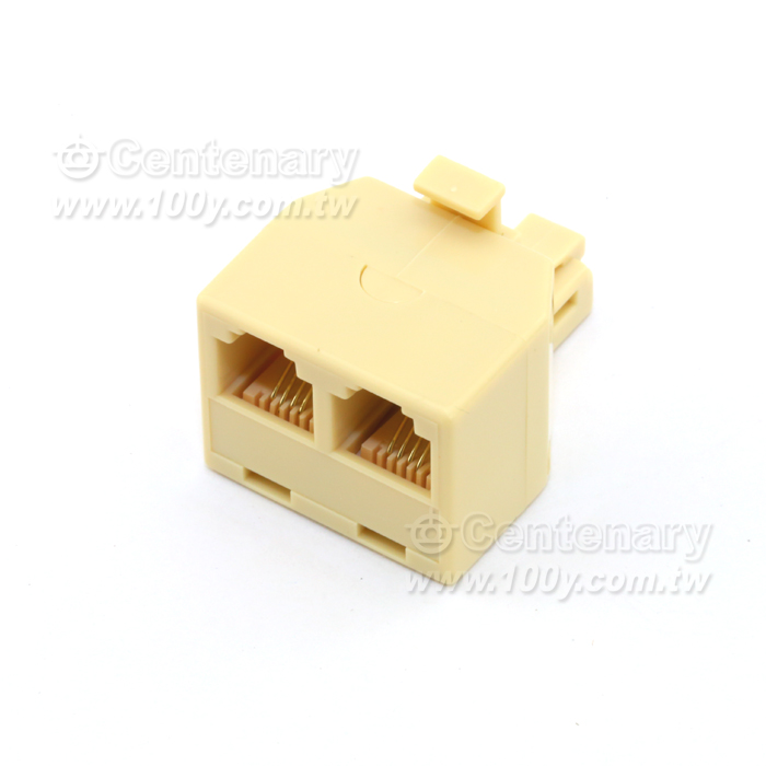 一分二電話分岐器 6P4C - 3348 產品圖片