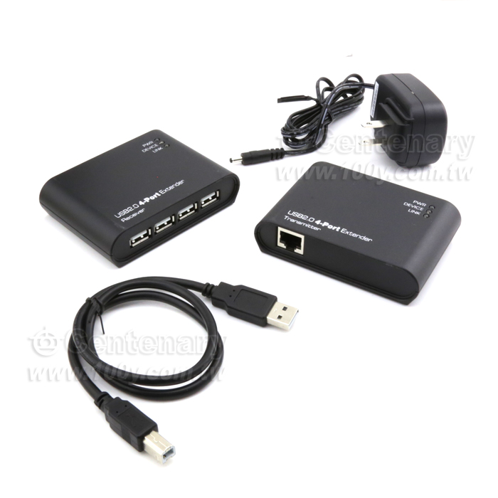 BENEVO_Cat6 Network Cable 4 Port USB2.0 Signal Extender - 118083 Product Image