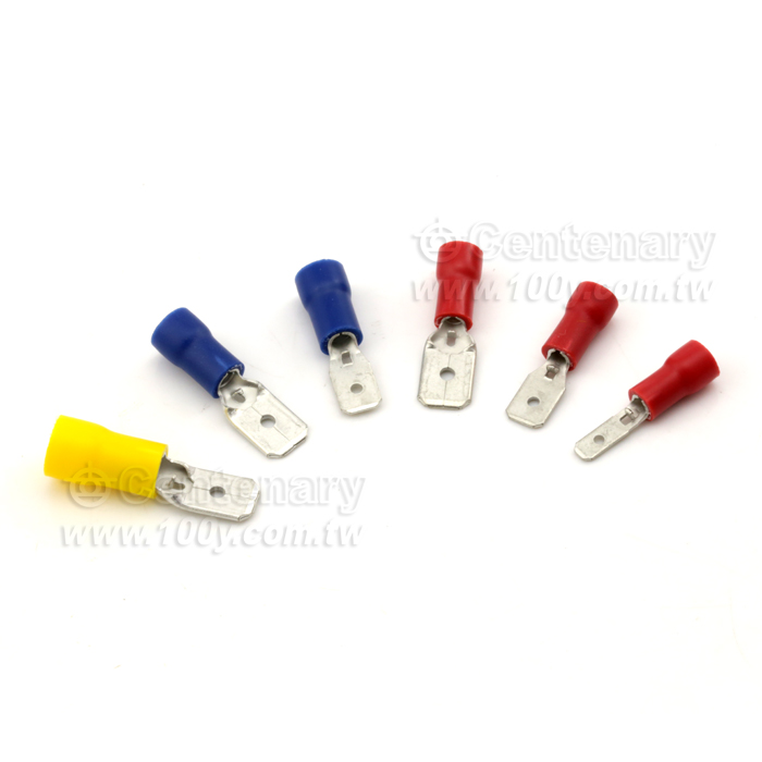 VINYL-INSULATED DOUBLE CRIMP FEMALE DISCONNECTORS - 64028 Product Image