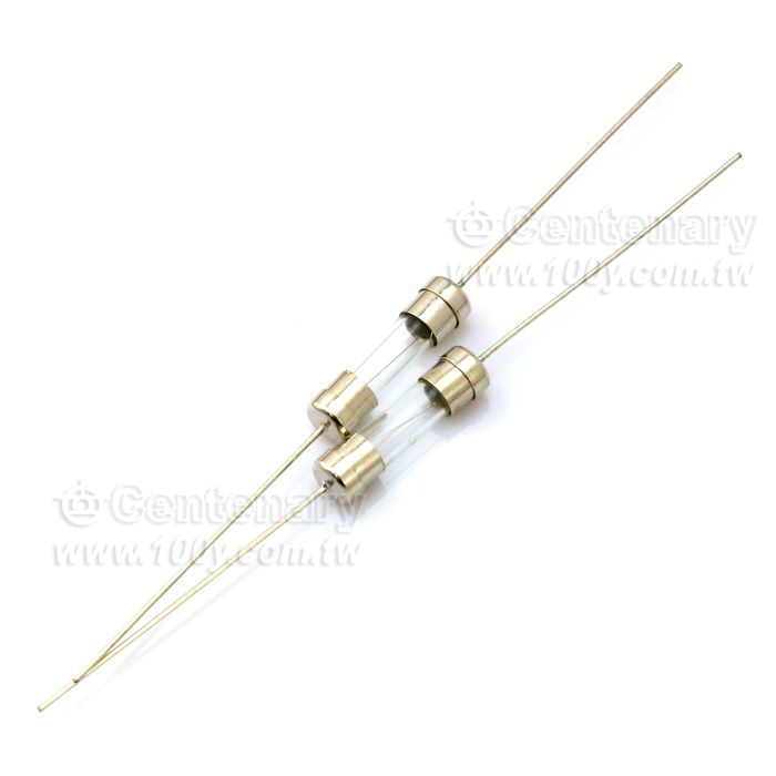 臥式帶引線快溶玻璃管保險絲 0.4A/ 250V - 37650 產品圖片