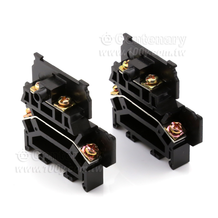 DIN Rail Mount Terminal End Bracket- Double Deck - 16510 Product Image