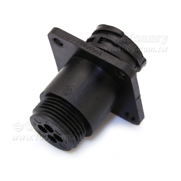 AMP Series 1 CPC Circular Plastic ConnectorsReceptacle-Square Flanged Receptacle-Free Hanging Plug - 18179 Product Image