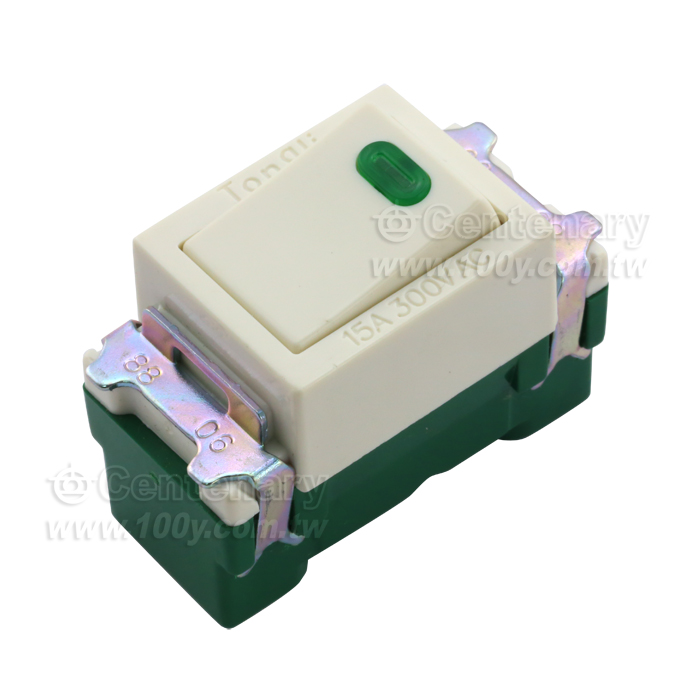 螢光埋入單切開關 15A - 12100 Product Image