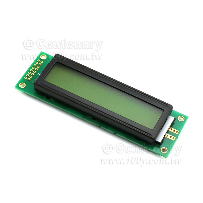 20*2 字符型 LCD 5V (黃綠底黑字) 並口 - 102070 產品圖片