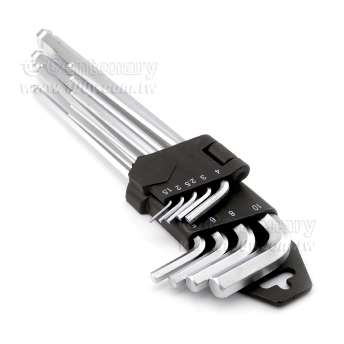 9 Pcs Ball Point Long Arm hex Key - 20476 Product Image