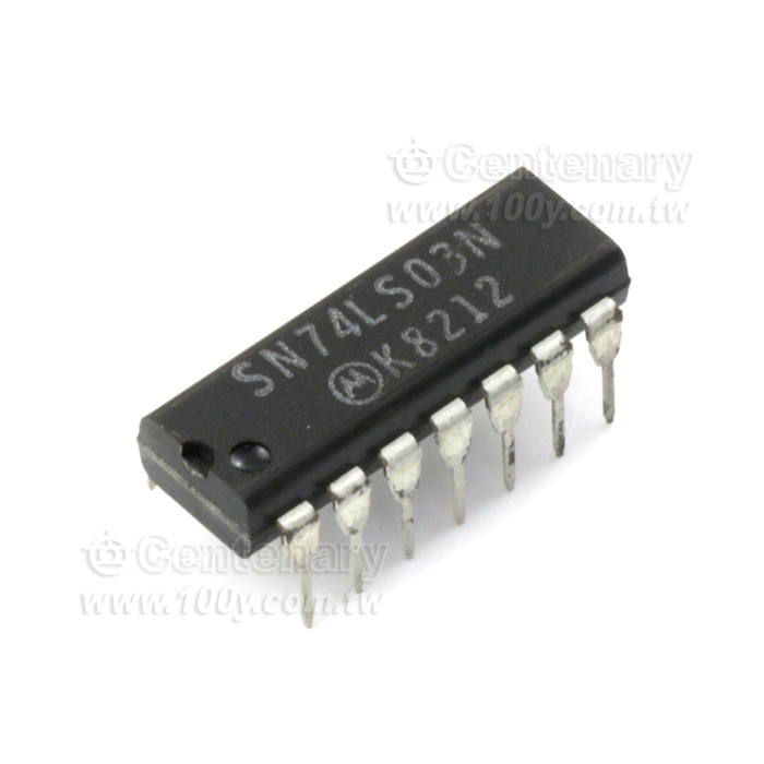 Quad 2-input positive-NAND gates with open collector output - 51585 Product Image