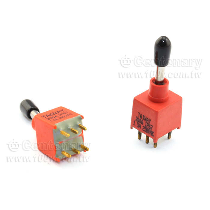 Sealed Surface Mount Taggle Switches - 21816 Product Image