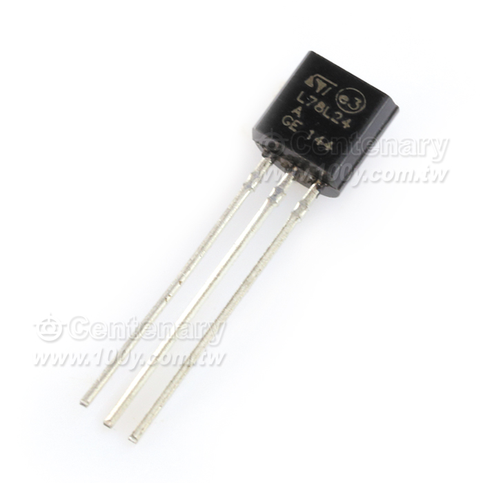 Fixed voltage  regulator(3-terminal positive voltage regulator. Output voltage 24V. Output current 100 mA) - 1314 Product Image