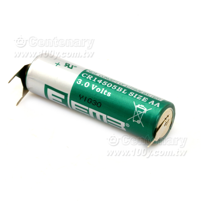 3.0V 1800mAh鋰二氧化錳柱式電池 - 23654 產品圖片