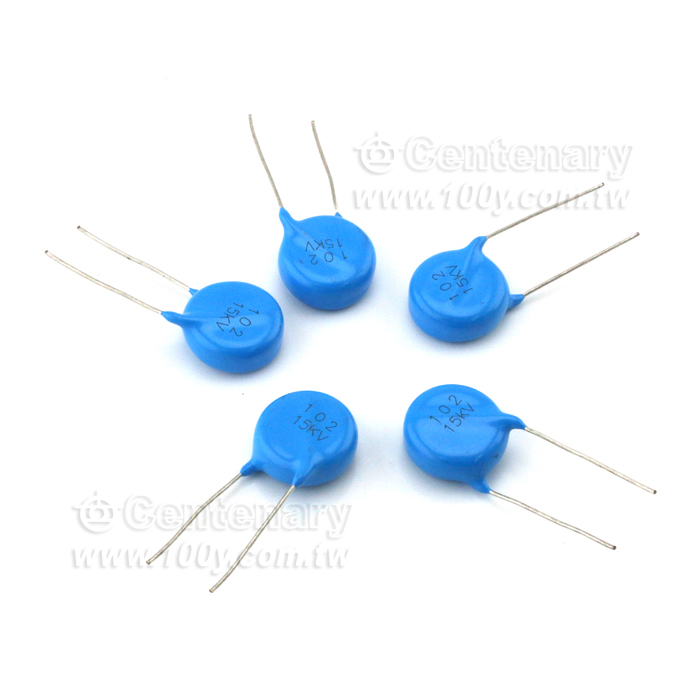 高壓陶瓷電容 0.001uF(1000pF)(1nF) 15KV ±10% - 139198 產品圖片
