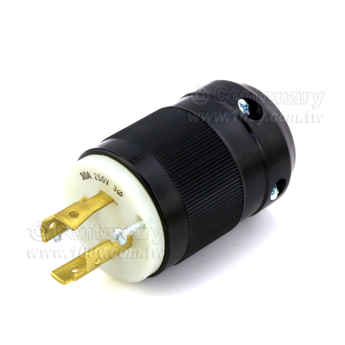 MARINCO_30A 250V 3∮ NEMA Locking, Plug - 28833 Product Image