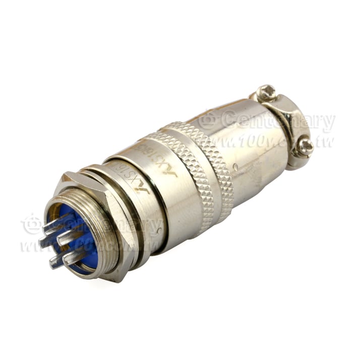 鍍鎳金屬母頭+圓形公(頭)座連接器 - 46499 產品圖片