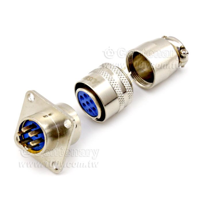 Nickle Plated Industrial Circular connectors - 29236 Product Image