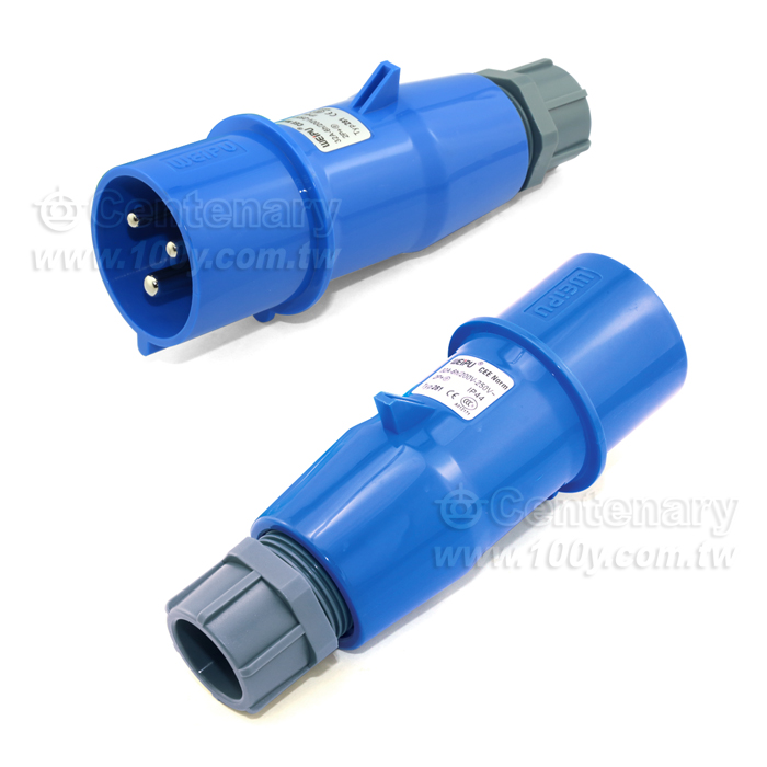 IP44 3P Cable Protective Male Plug - 30437 Product Image