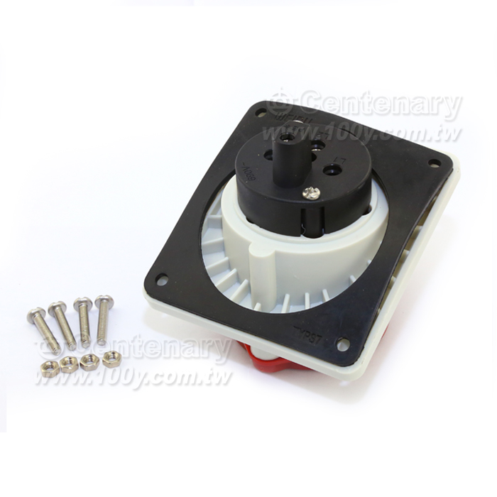 IP44 4P Industrial Female Socket - 53640 Product Image