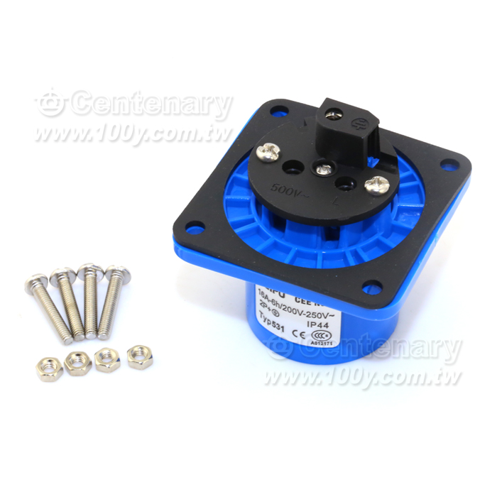 3P/16A 230V 公座 IP44 - 30462 產品圖片