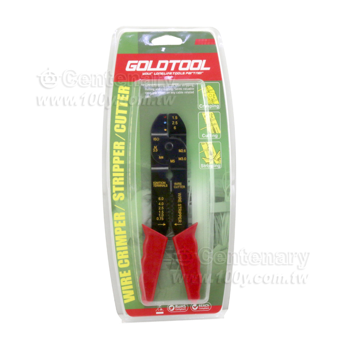 8' Wire Stripper/ Crimper Wire 0.75-6mm - 32308 Product Image